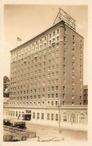 Manchester New Hampshire 1930s RPPC Real Photo Postcard Hotel Carpenter