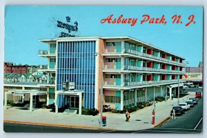1969 Asbury Park New Jersey NJ Vintage Postcard Empress Motel Building Posted