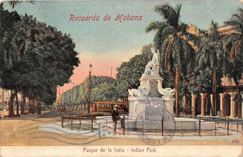 Cuba Habana   Recuerdo de Habana,  Indian Park