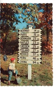 International Sign Post, Lynchville, Maine, Humour