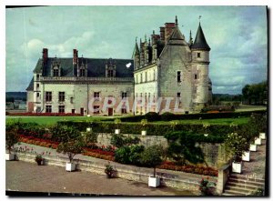 Postcard Modern Colors and light of France Loire Valley Chateau d'Amboise Ind...