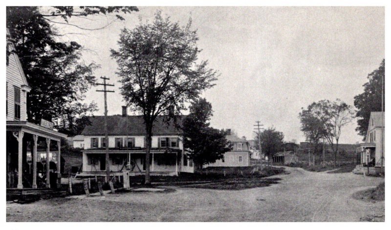 Connecticut  Eastford Bicentennial Card , looking West