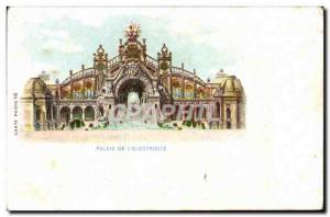 Old Postcard Paris Palais De L & # 39Electricite