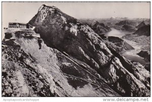 Switzerland Pilatus-Kulm mit Esel Real Photo