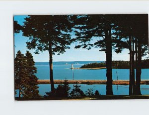 Postcard The Baddeck Light On Bras D Or Lake Baddeck Canada