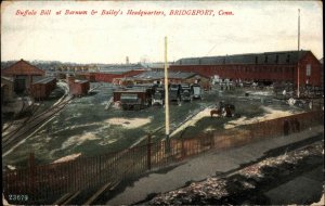 Bridgeport Connecticut CT Train Station Depot c1910s Postcard