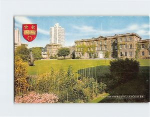 Postcard The University Leicester England