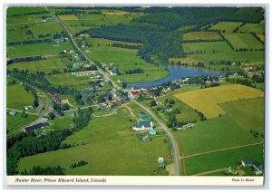 c1960's Hunter River Aerial View Prince Edward Island Canada Vintage Postcard