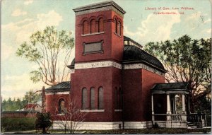 Postcard Library of General Lew Wallace in Crawfordsville, Indiana~521