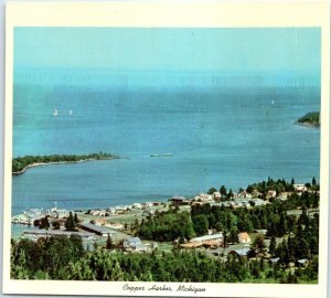 Postcard - Copper Harbor From Brockway Mountain Drive - Copper Harbor, Michigan