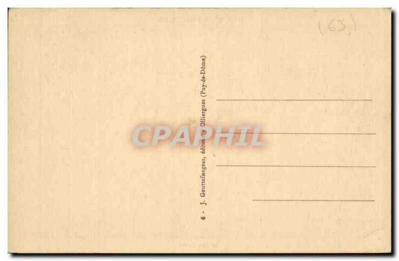 The Poetics Auvergne - Lake Pavin - Old Postcard