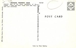 AK - Trapper's Gear. Huskies, Sled, Traps, Tent, Snowshoes