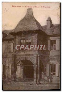 Old Postcard Moulins Pavilion & # 39Anne Beaujeu