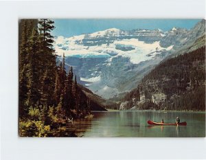 Postcard Lake Louis And Victoria Glacier, Canadian Rockies, Canada