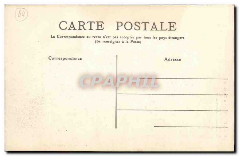 Old Postcard Penchateau Calvary Old woman Children Folklore