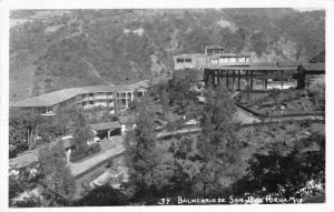 San Jose Mexico Balneario Spa Resort Real Photo Antique Postcard J56847