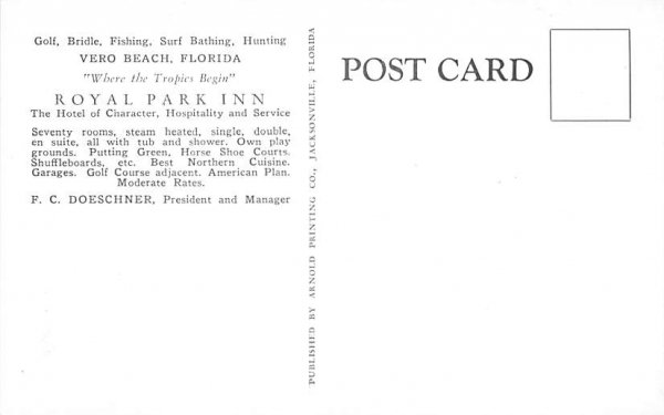 Royal Park Inn Vero Beach, Florida