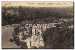 Belgium Belgie Postcard Old Valley of the Meuse The chateau Walzin