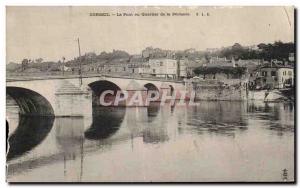 Corbeil - The Bridge at Headquarters Pecherie - Old Postcard