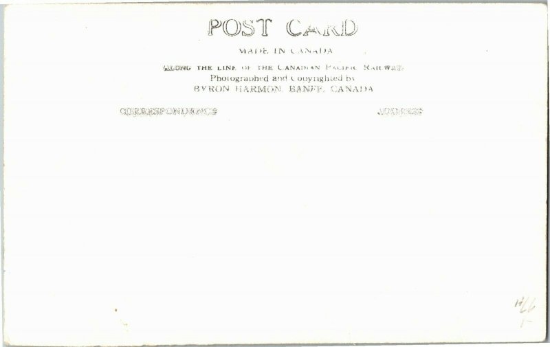 RPPC Near Bow Summit, Louise Jasper Highway Canada Vintage Postcard E28