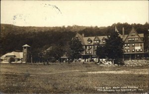 Lake George NY Silver Bay Assn 1914 Used Real Photo Postcard