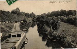 CPA MEULAN Quai de l'Arquebuse (617934)