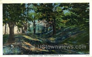 The French Lines - Fort Ticonderoga, New York