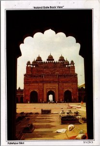 India Buland Gate Back View Fatehpur Sikri Postcard BS.28