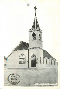 Postcard RPPC Nevada Goldfield One of their churches 23-10083