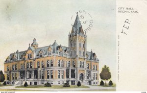 REGINA , Saskatchewan , Canada , 1907 ; City Hall