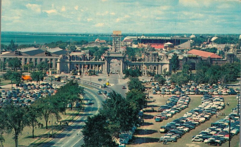 Canada Princes Gates Canadian National Exhibition Toronto Ontario Postcard 07.73 