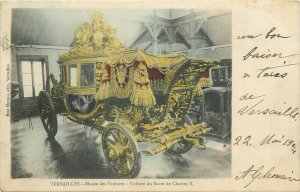 Versailles royal coach museum coach of the Coronation of Charles X 1904