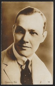 Publicity Photo Charles Ray FRANCE RPPC Unused c1920s