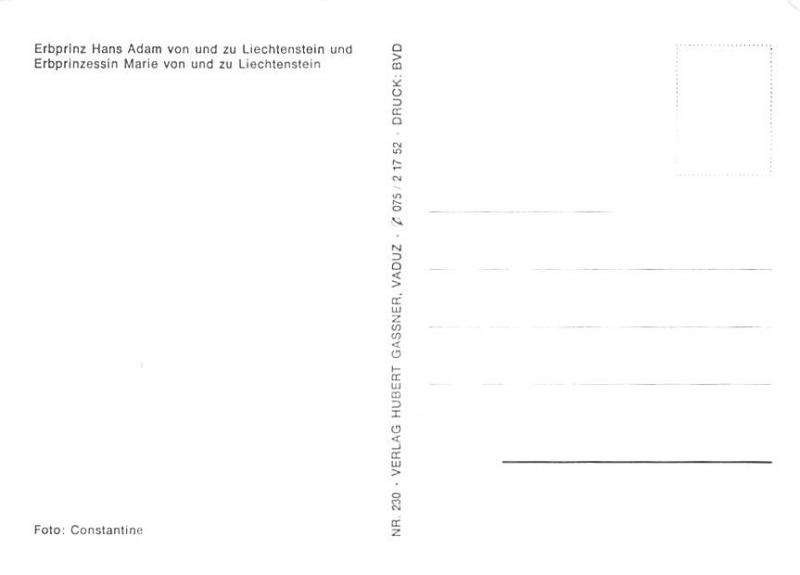 Erbprinz Hans Adam - 