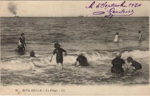 CPA RIVA-BELLA La Plage (1228846)