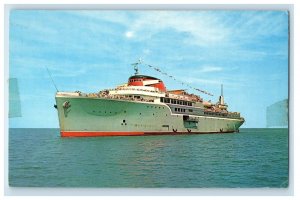 1962 S.S Aquarama Steamer Ship Ocean Liner Cleveland Ohio OH Vintage Postcard 