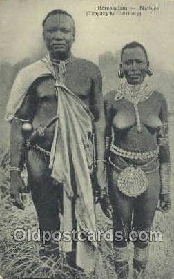 Daressalam - Natives (Tanganyika Territory) African Nude Unused 