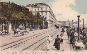Algeria Alger Boulevard de la Republique et Square Bresson