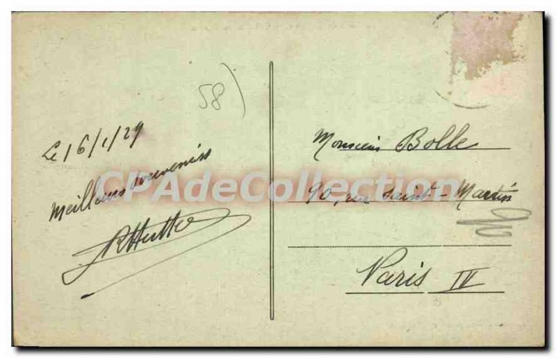 Old Postcard Cosne Chateau Du Pezeau