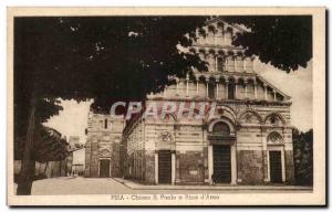 Postcard Old Pisa Paolo Chiesa has Ripa d & # 39arno