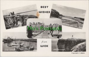 Scotland Postcard - Best Wishes From Wick, Caithness DC604