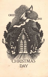 RMS Orion Orient Line 1951 Christmas Day Cruise Ship Menu