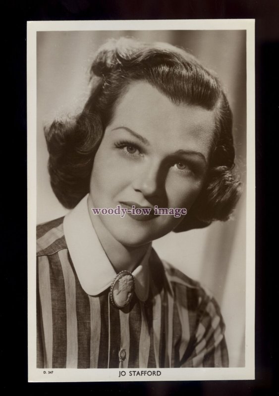 b0288 - Film Actress - Jo Stafford - Picturegoer No.D 347 - postcard