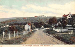 Road Scene View Buena Vista Blue Ridge Mountains Pennsylvania 1908 postcard