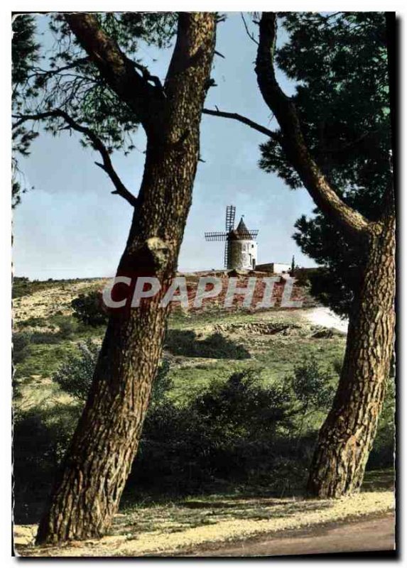 Postcard Modern Provence Moulin de Daudet