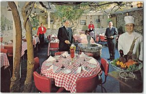 San Rafael, CA Marin County LA PETITE AUBERGE French Restaurant 1950s Postcard