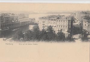 B79463 hamburg blick auf dir beiden alstern   germany front/back image