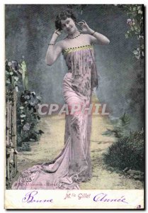 Theater Postcard Old Woman Miss Gillet