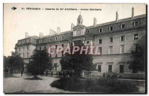 Old Postcard Perigueux Fire 34 Artillery Old Seminar Army