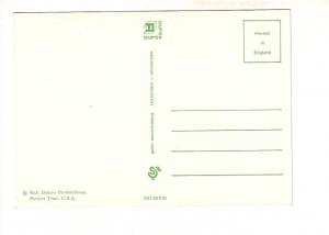 Pluto, Silver Foil Disney Cartoon Postcard, Dufex,